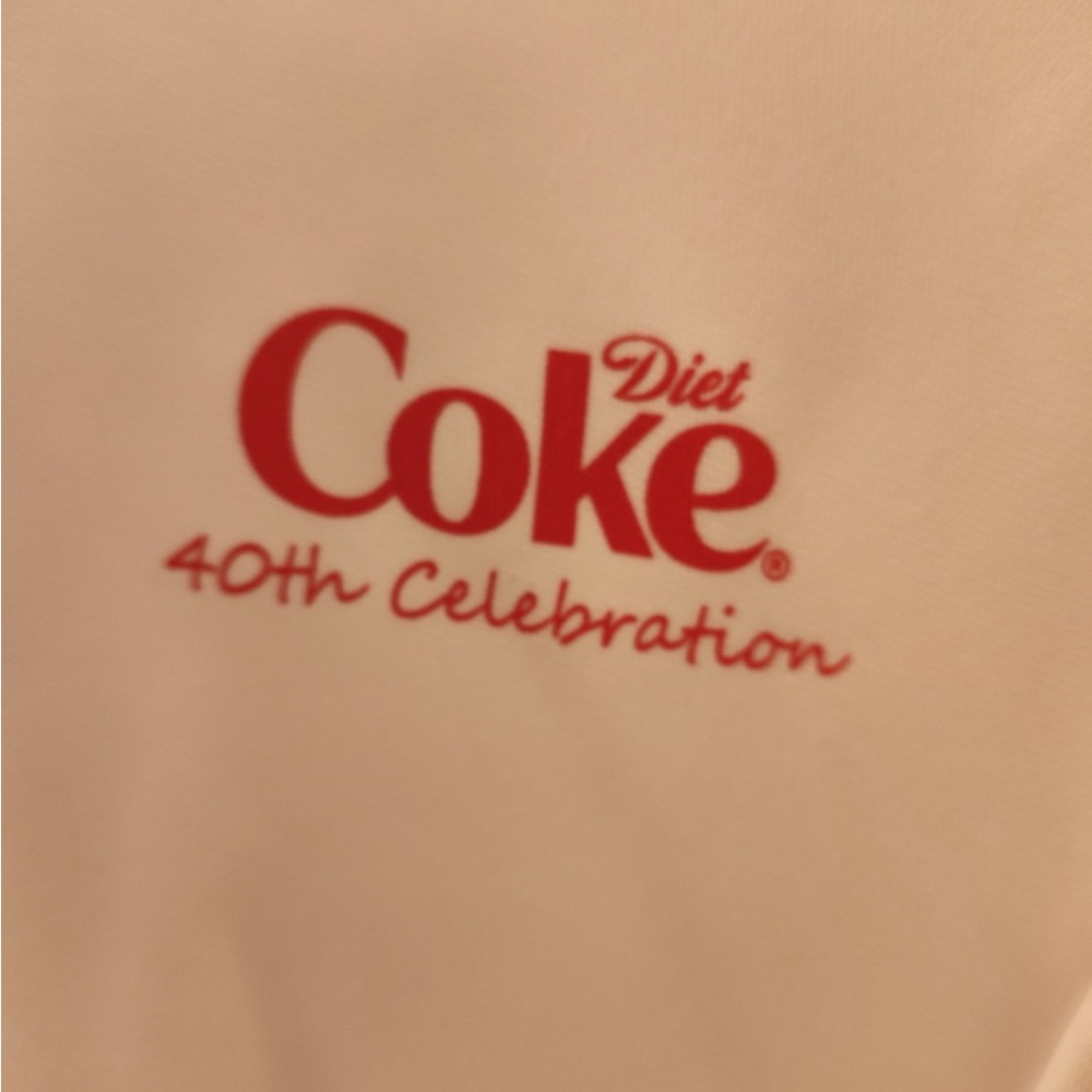 Nike White Top with Red Diet Coke Logo - Picture 4 of 5